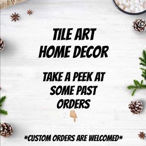 Handcrafted Tile Home Decor